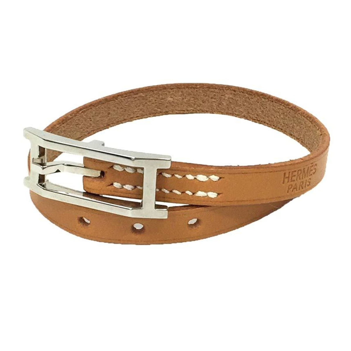 Camel Brown Leather Bracelet L555098