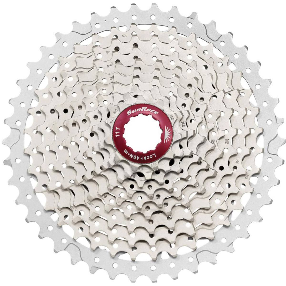 Silver 10 Speed Cassette 11-40t X661