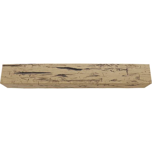 Hand Hewn Faux Wood Fireplace Mantel W2257