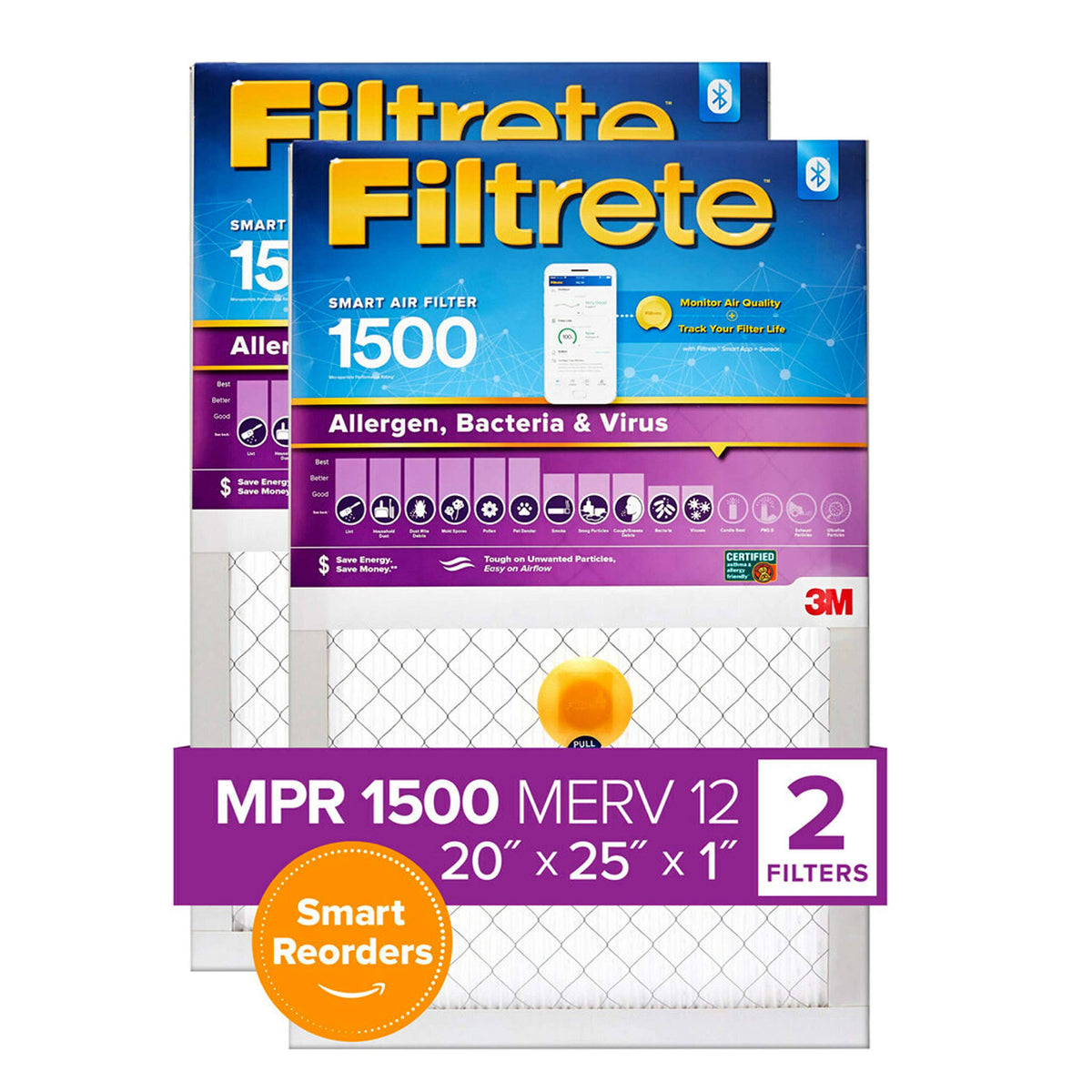 20x25x1 Air Filter 2-Pack Q303268