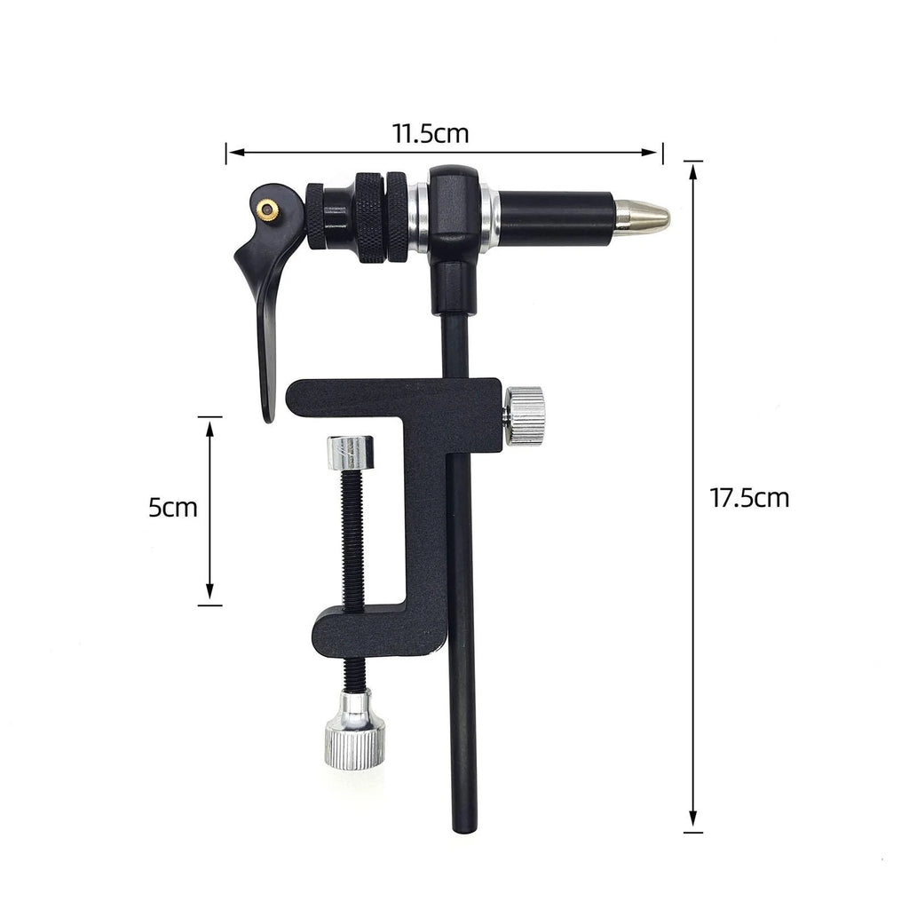 Fly Tying Vise Metal Rotating Single Head O83792