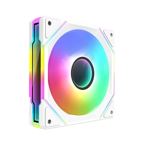 Black 3 Pack 120mm RGB PC Fans I8346