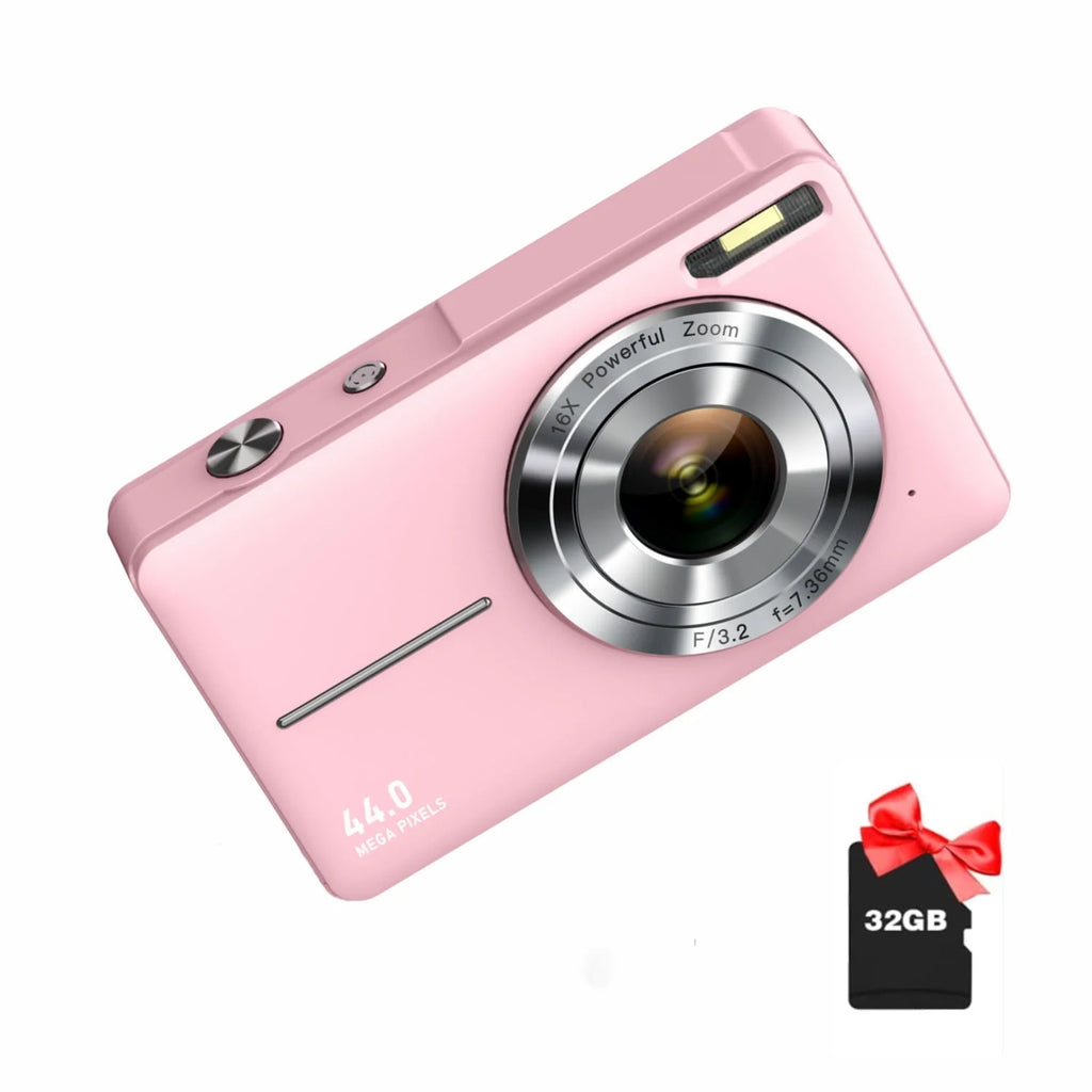 Digital Camera, 1080P, 44MP, 16X Zoom, Compact M64576