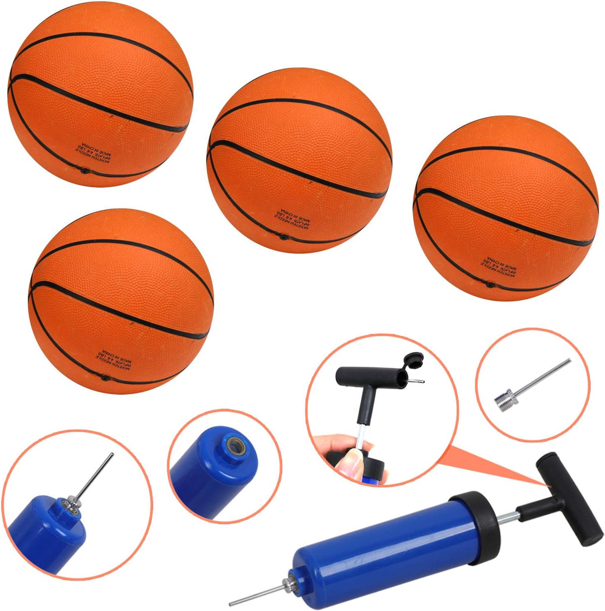 Foldable Indoor Basketball Arcade Game with LED Scoreboard D172607