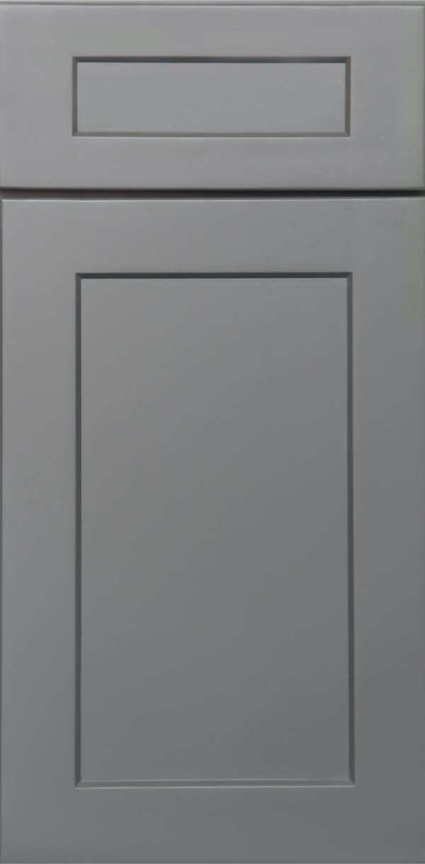 Grey 2 Doors 2 Shelves Wall Cabinet High-Density Fiberboard W740