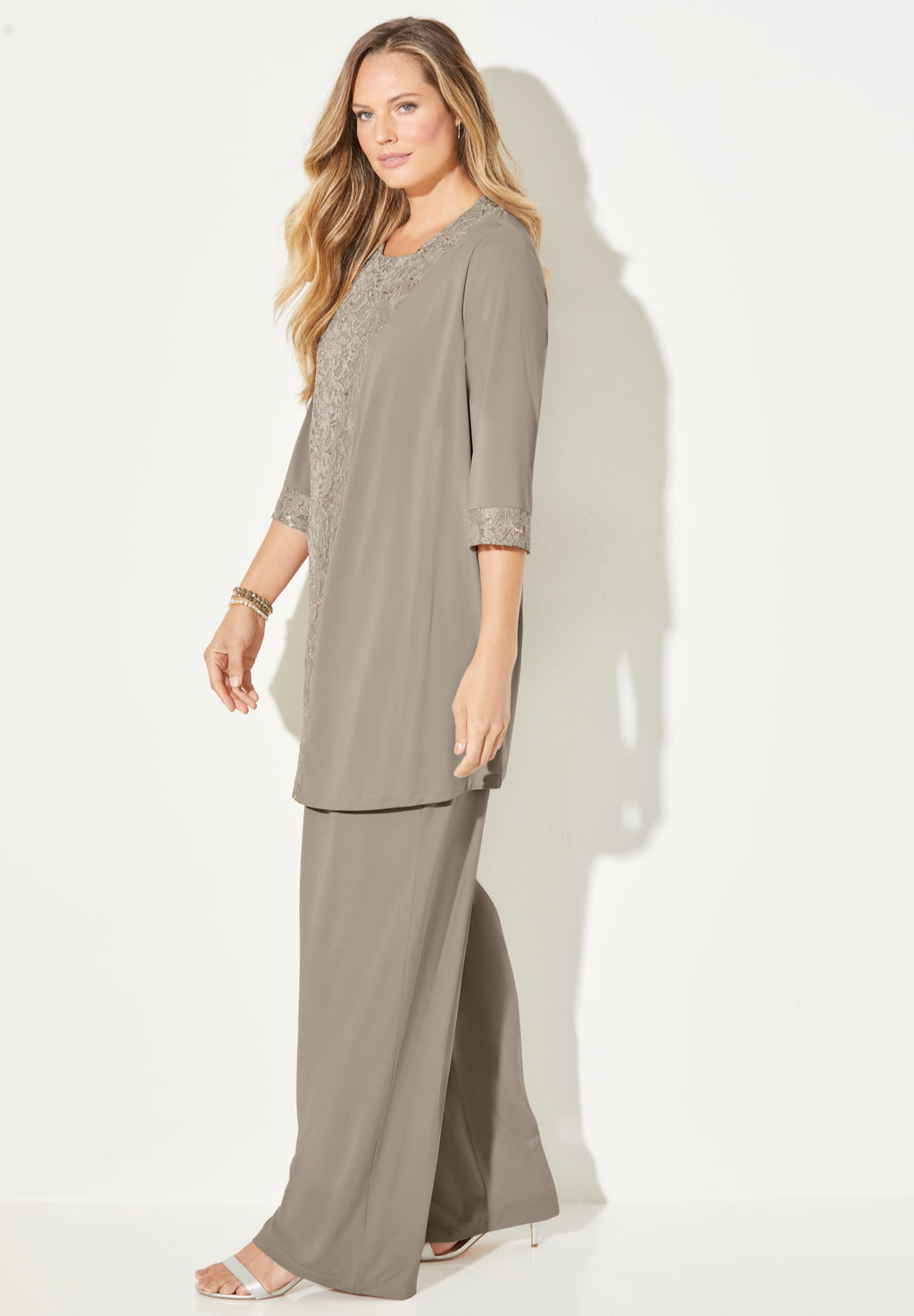 3-Piece Lace Pant Suit X5660