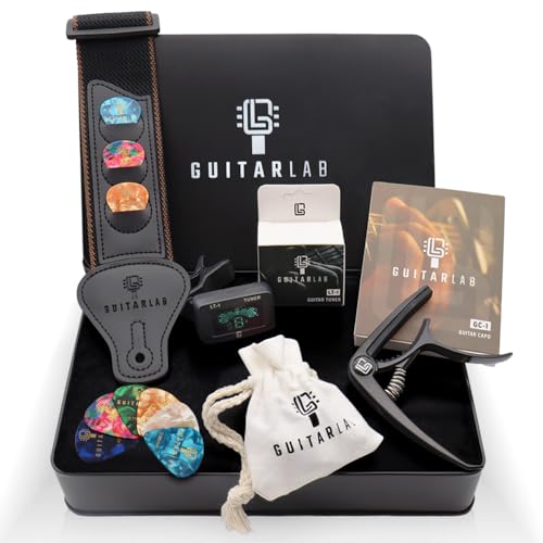Guitar Accessories Kit with Strap, Capo, Tuner, Picks Y822