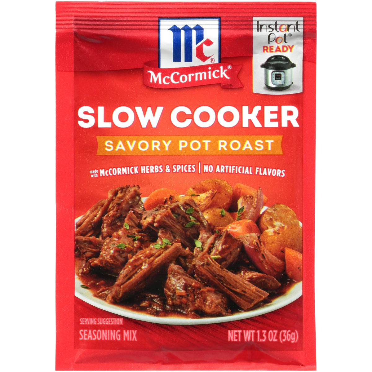 1.3 oz Slow Cooker Savory Pot Roast Seasoning Mix (Pack of 32) P218