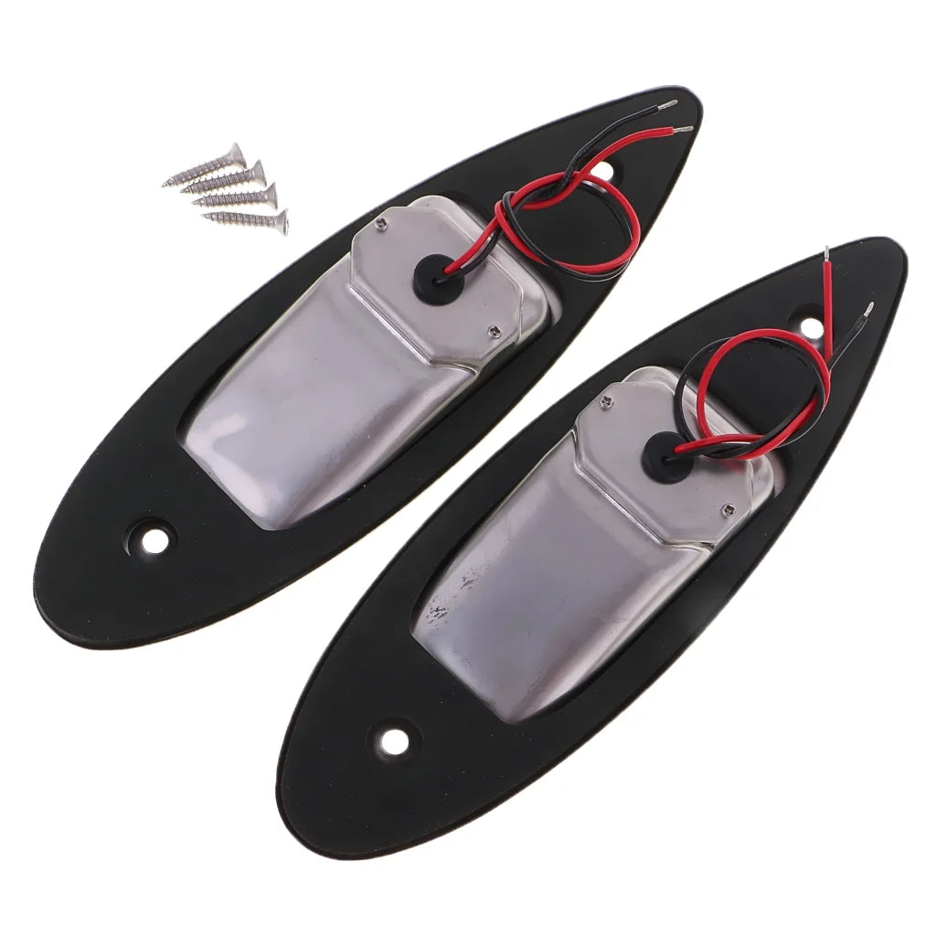 12V Stainless Steel Marine Boat Lights (Green & Red) N724