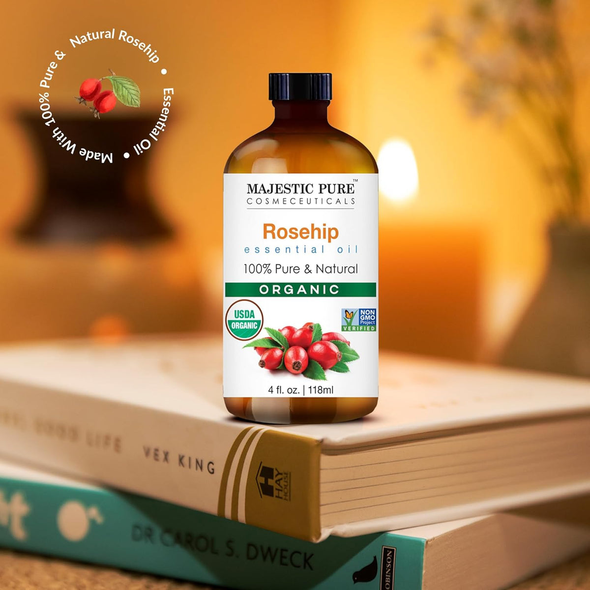 Organic Rosehip Oil 4fl oz N585