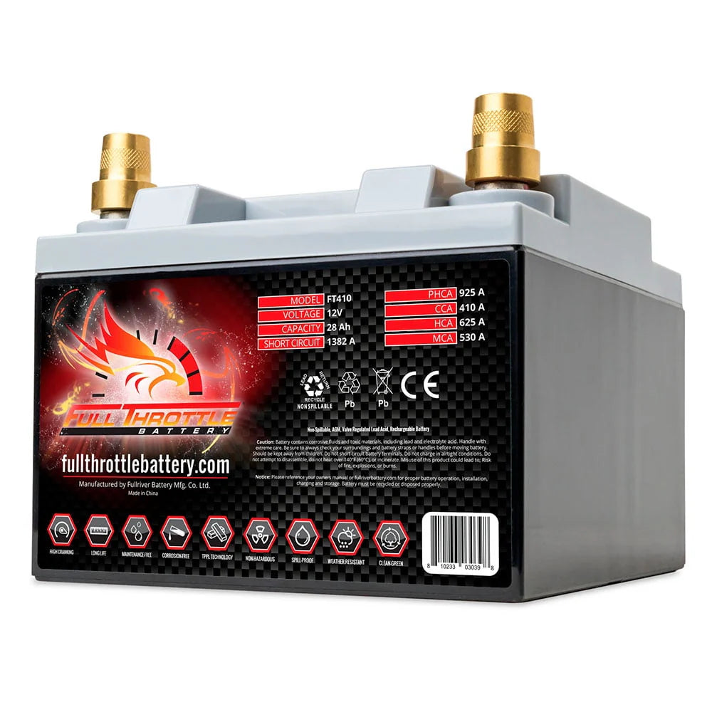 AGM Battery Motorcycle BTX30L W370