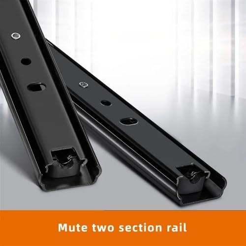 Sliding Rail Linear Bearing Slider Cold Rolled Steel Drawer Slides 8~20Inch Two-Section Cabinet Slides Furniture Hardware R248153