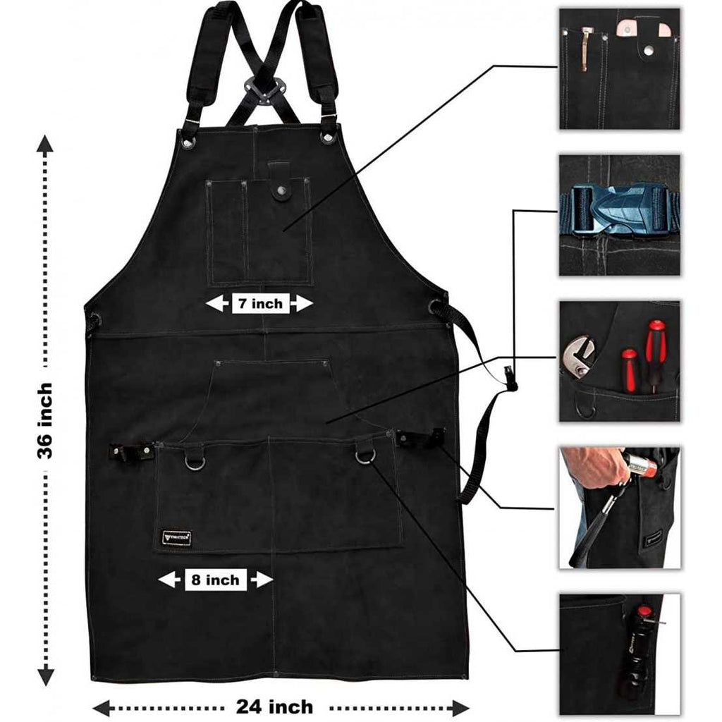 Heavy Duty Work Apron with Tool Pockets S530