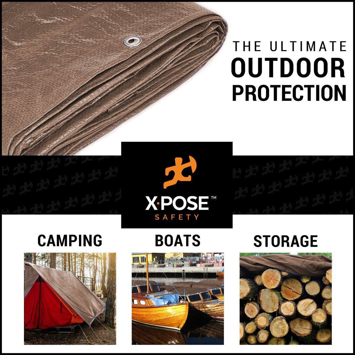 Brown Poly Tarps 12 x 20 Case of 10 C900