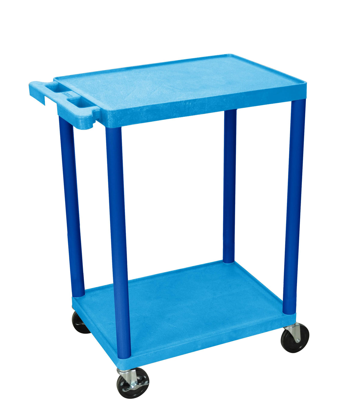 2 Shelf Utility Cart Blue N170
