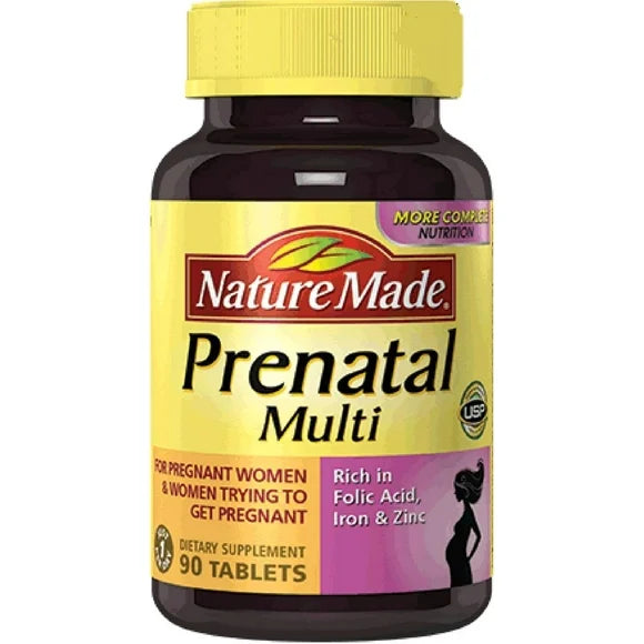 Prenatal Multi Dietary Supplement 90 Tablets Pack of 3 E8770