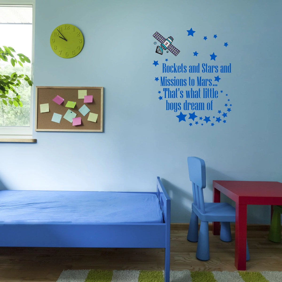 Rockets and Stars Wall Decal G1030