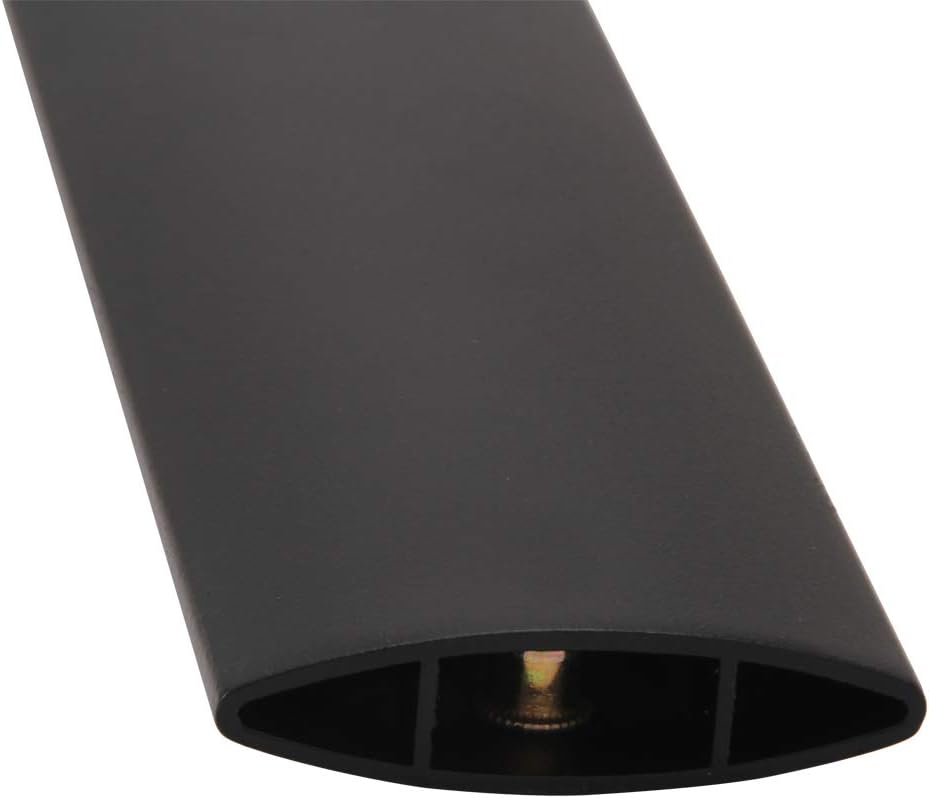 Black Pack of 2 Roof Rack Side Rails Cross Bars D31719