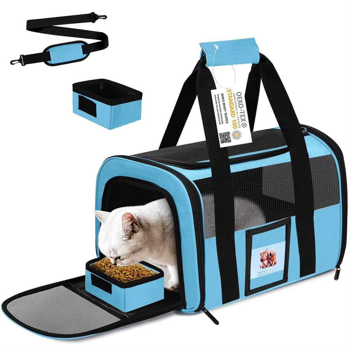 Cat Dog Pet Carrier Airline Approved I4405