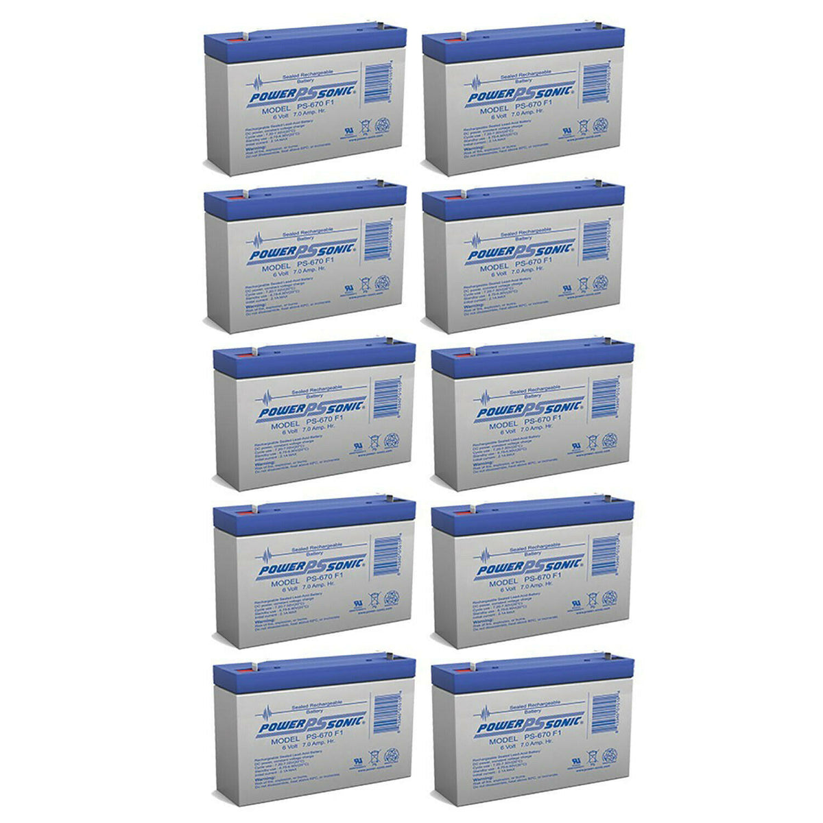 6 Volt 7 Ah Sealed Lead Acid Battery R8845