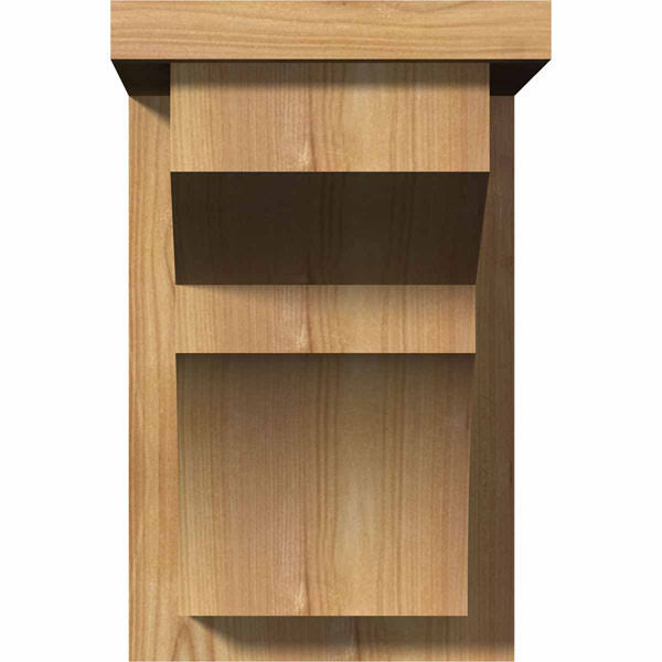 Monterey Smooth Corbel with Backplate, Western Red Cedar C73371