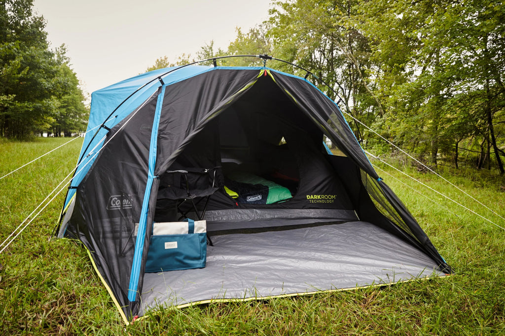 6-Person Dark Room Dome Camping Tent with Screen Room B1161