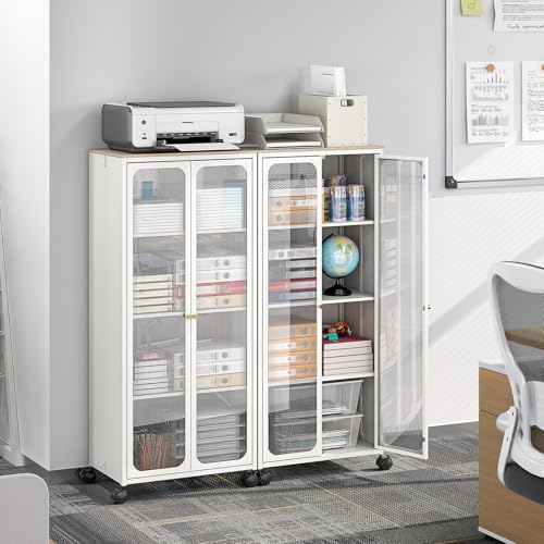 45" Tall Metal Storage Cabinet with Wheels A832704