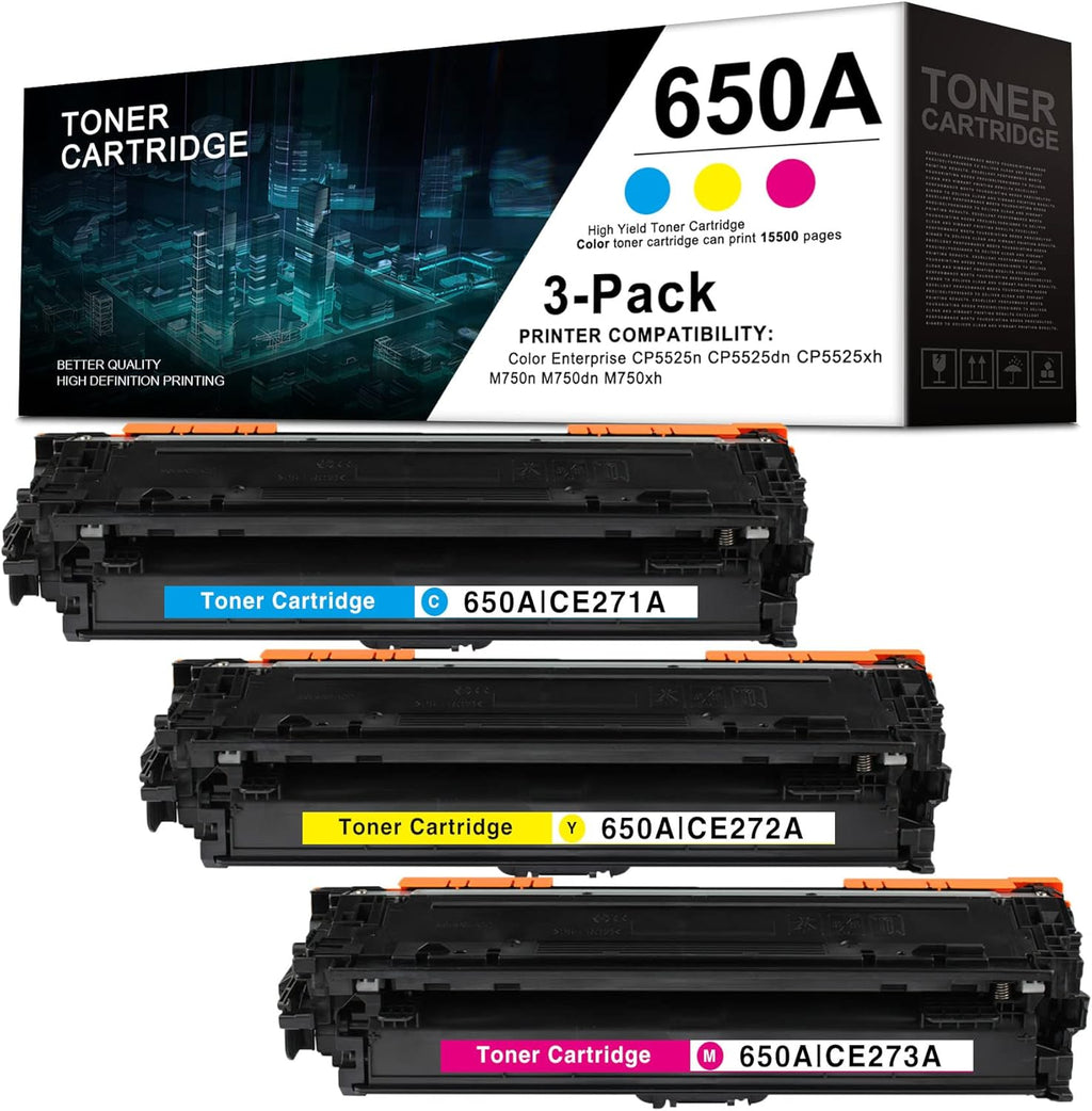 3 Pack Remanufactured Toner Cartridge Replacement Z17691