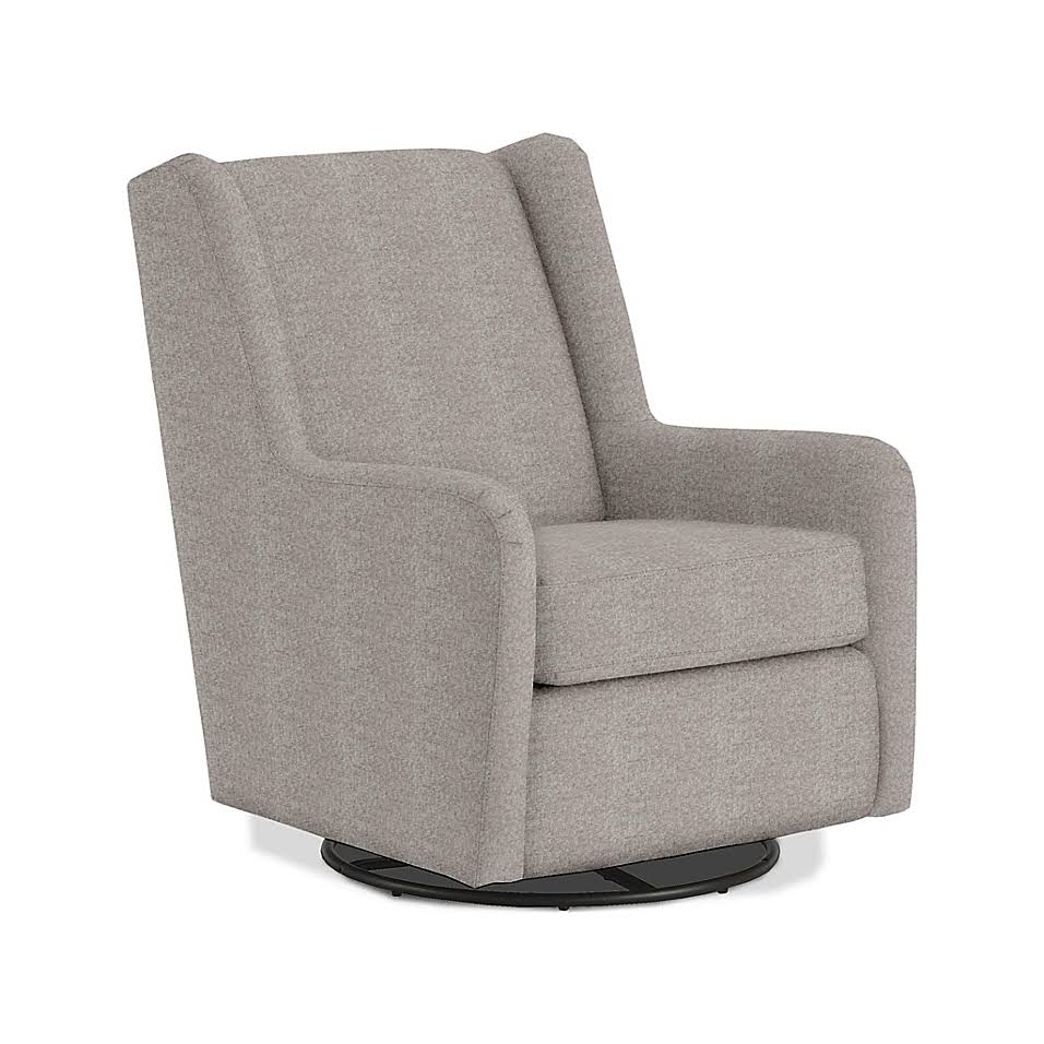 Stone Grey Swivel Glider Chair Z896