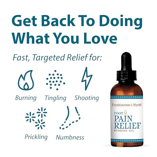 Foot Pain Relief Rubbing Oil with Essential Oils - 2 Pack N503