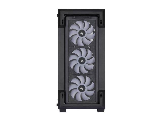 Black ATX Mid-Tower Smart Case T730