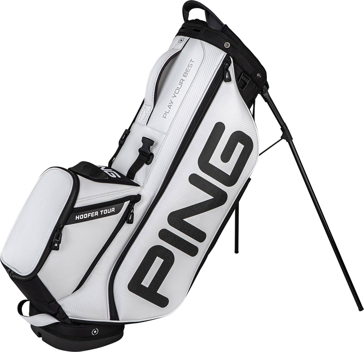 White Black Stand Bag W23290