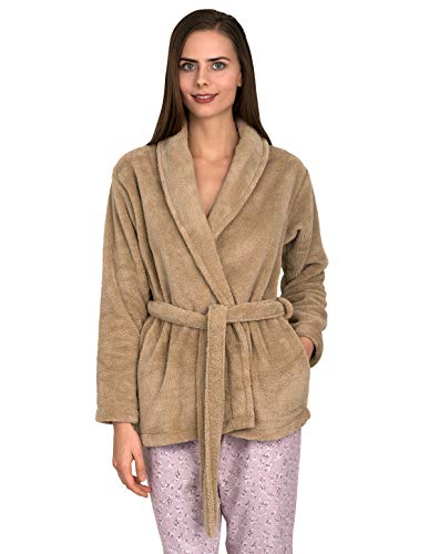 Women's Fleece Cardigan Robe N1311