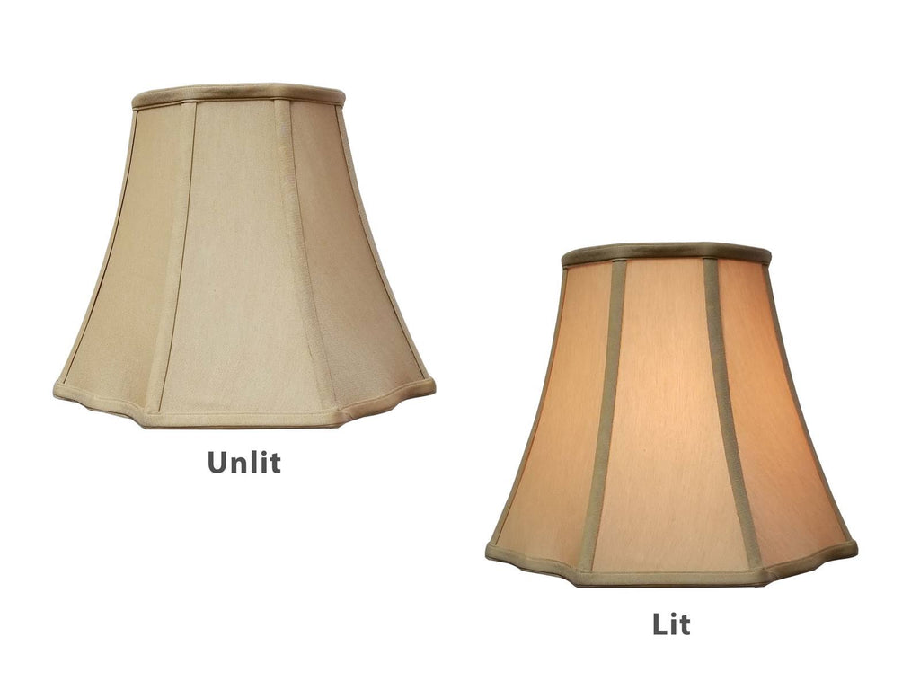 Antique Gold Lamp Shade, 11 x 20 x 14 I4564