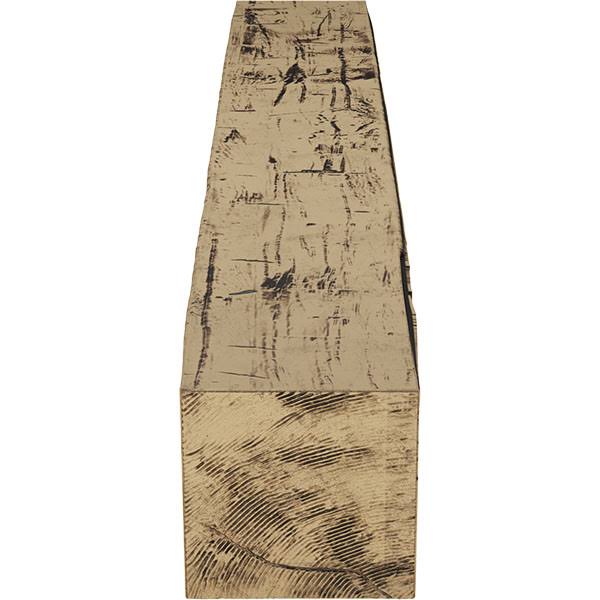 Hand Hewn Faux Wood Fireplace Mantel W2257