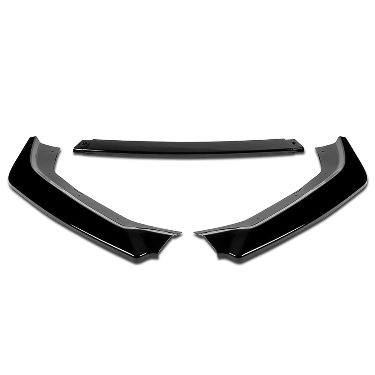 Gloss Black CS-Style Front Bumper Lip Guard Body Kit E885939