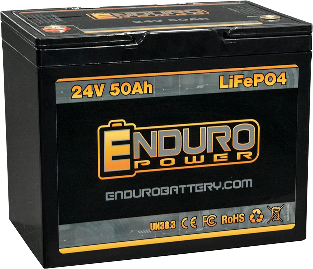 24V 50Ah LiFePO4 Lithium Deep Cycle Battery F211101