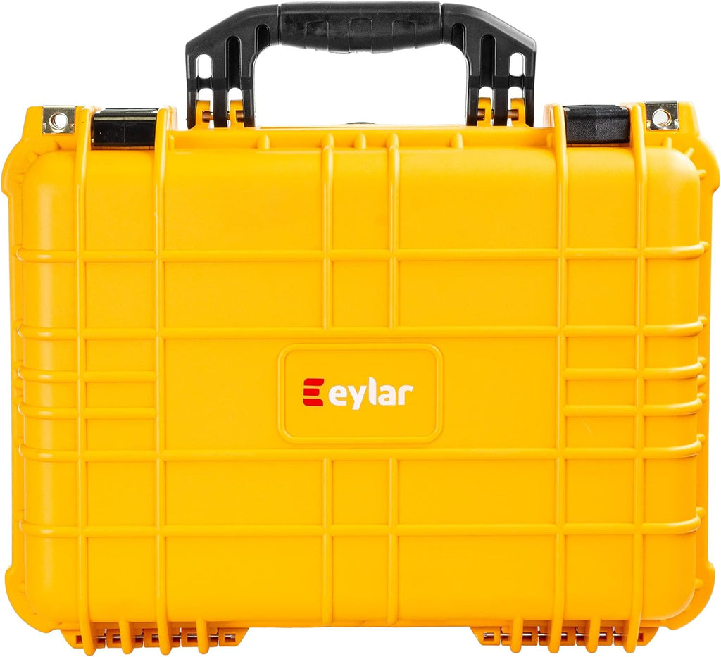 White Waterproof Hard Camera Case with Foam L73259