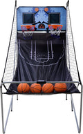 Foldable Indoor Basketball Arcade Game with LED Scoreboard D172607