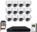 16 Channel 4K NVR 5MP PoE Security Camera System with 12 Dome Cameras B335147