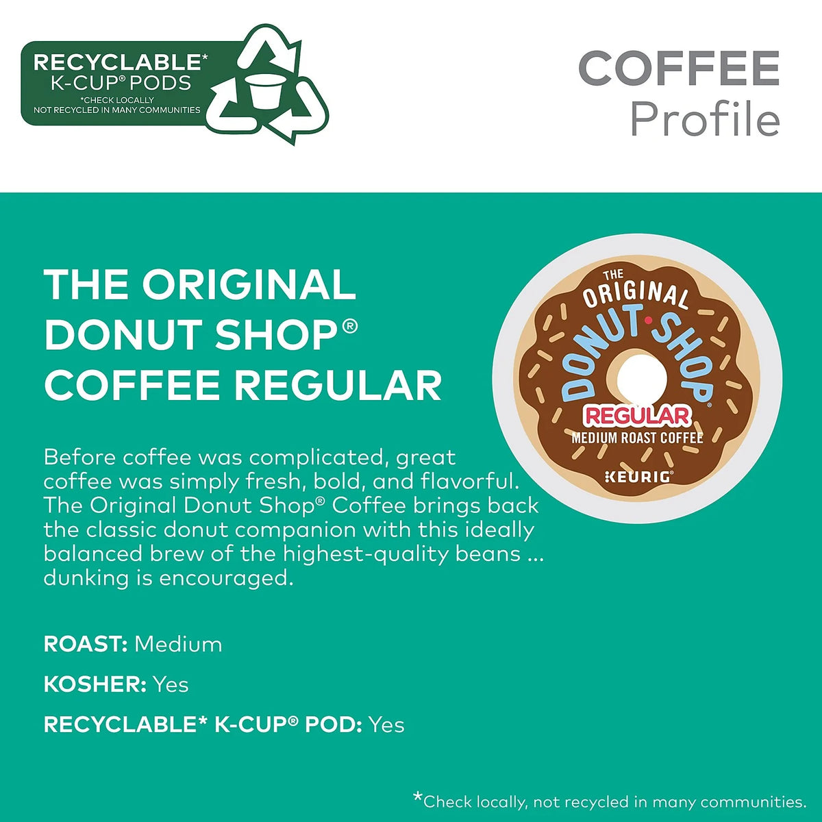 48 Count Medium Roast Coffee K-Cup Pods J912310