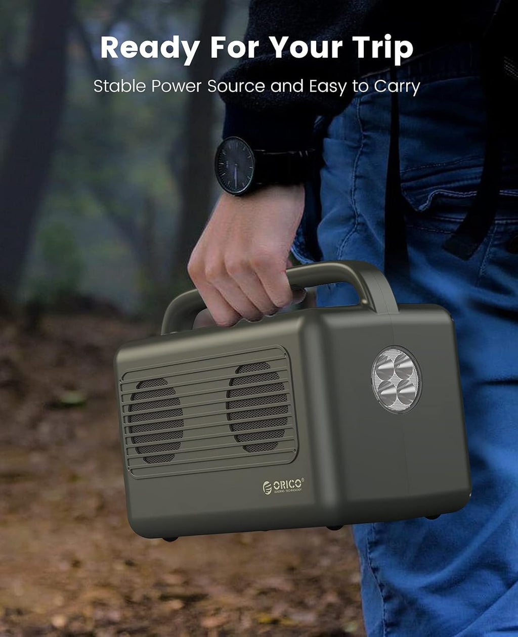 Portable Power Station 300W 427Wh Solar Generator C182