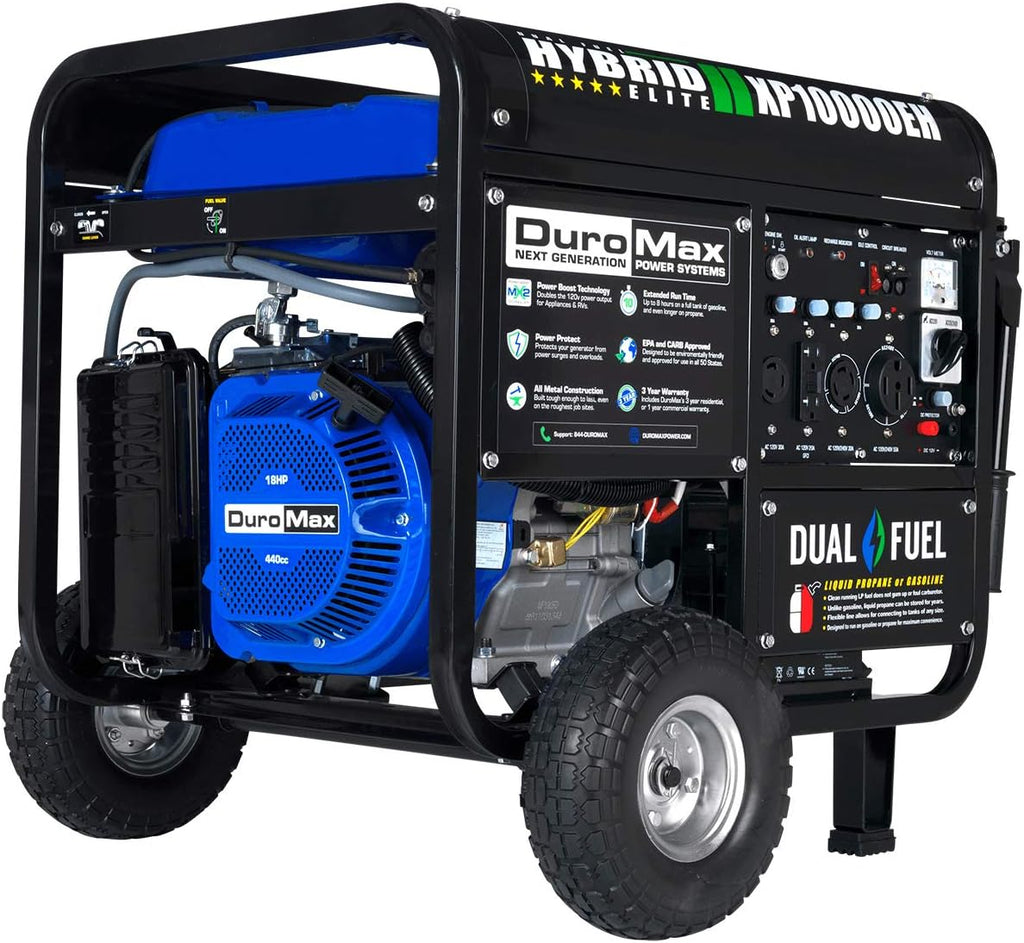 Dual Fuel Portable Generator 10000 Watt Electric Start R29643