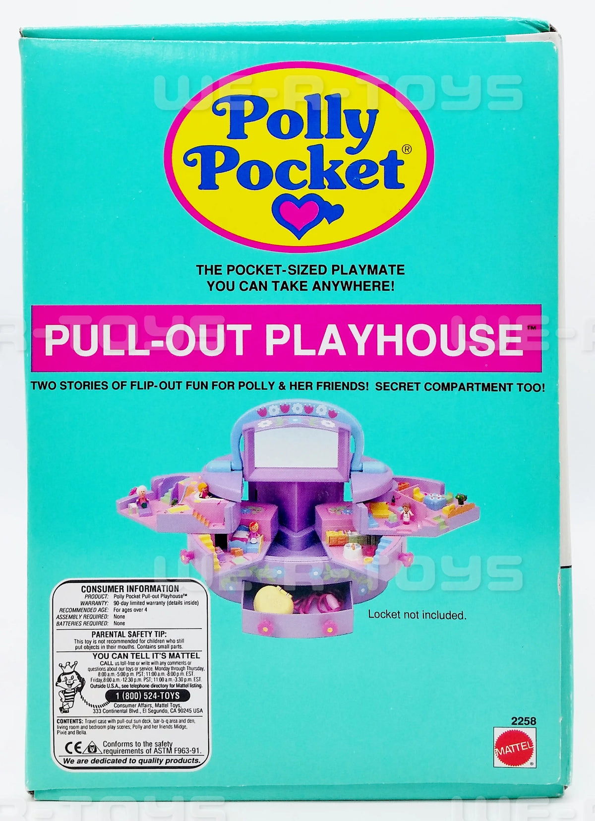 Polly Pocket Pull - Out Playhouse Playset I798314