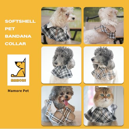 Dog Tuxedo Collar Bandana with Bow Tie V9532