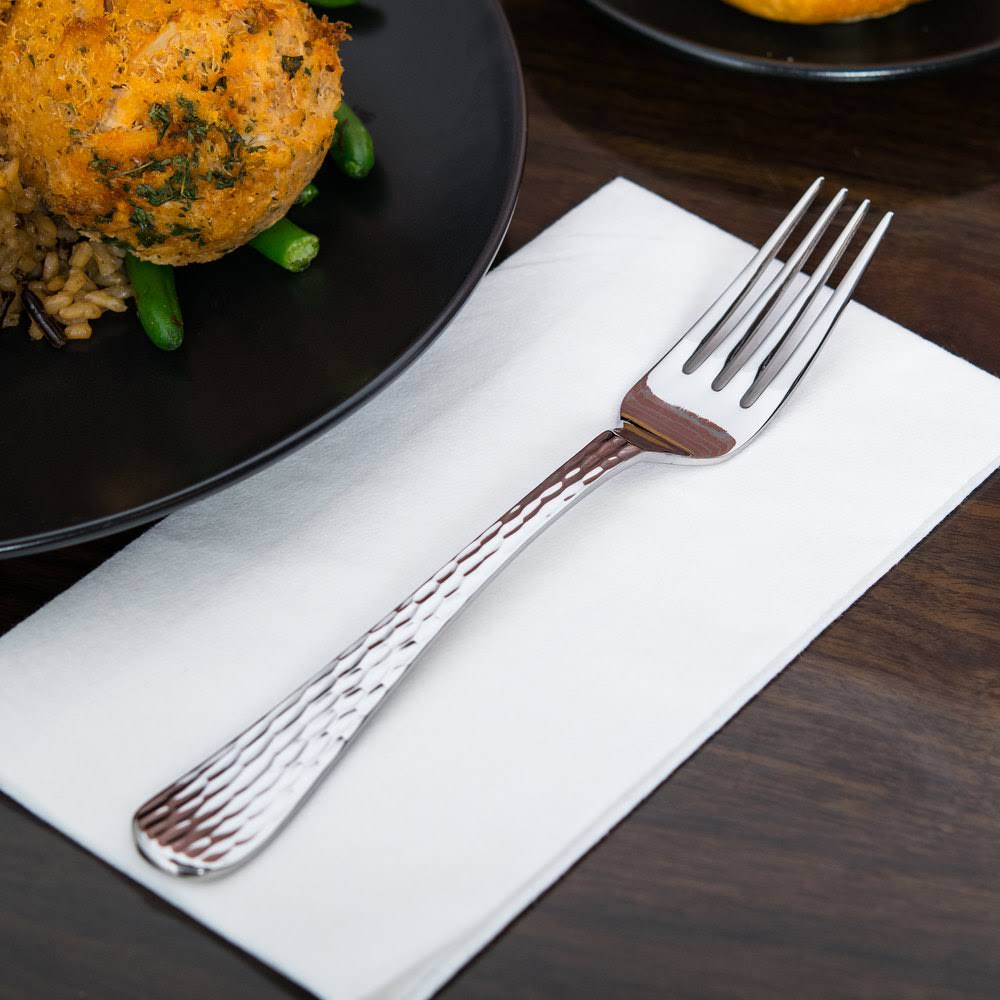 18/8 Stainless Steel Extra Heavy Weight Dinner Fork - 36/Case Y790954