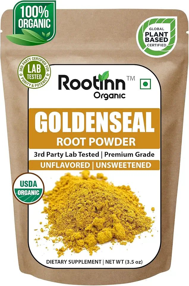 3.5 oz Organic Goldenseal Root Powder F426520