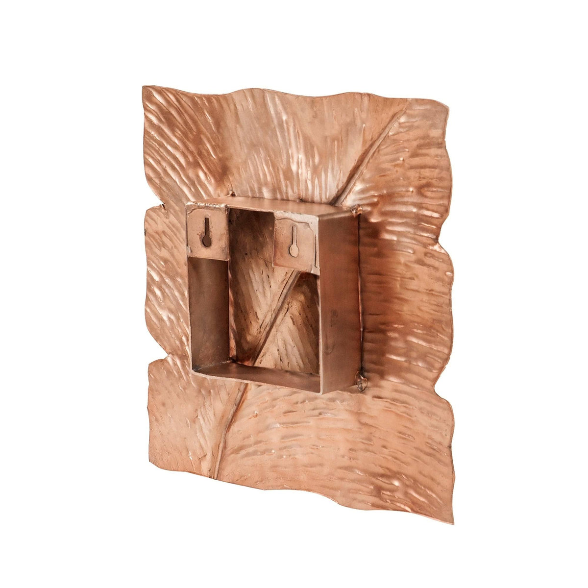 Square Leaf Wall Decor with Antique Silver T958318
