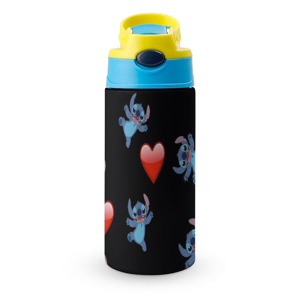 Stitch Children's Vacuum Insulated Stainless Steel Cup With Straw A776143