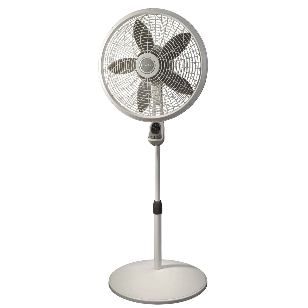 18 Oscillating Pedestal Fan with Remote, 3 Speeds, Black I706540